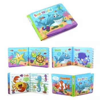 Bath Books Baby Education Toy Intelligence Development EVA Floating Cognize Book
