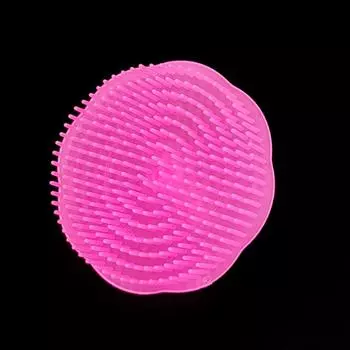 Принадлежности для щеток для ванны Чистая щетка Уход за волосами Шампунь Расческа Головка щетка для расчески Бытовая техника Круглая щетка в форме сливы Ванная комната Домашний любимец Random Color