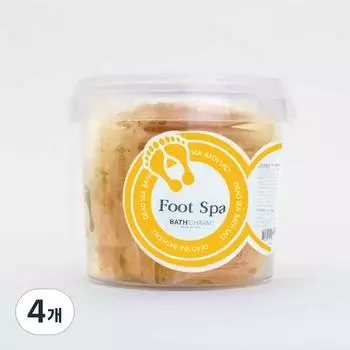 Bath Charm Foot Spa Ванночка для ног Лимон 25р, 750г, 4 шт.