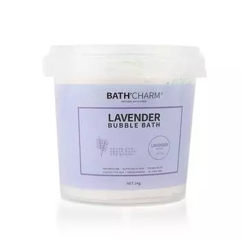 Bath Charm Соль Мертвого моря Bubble Соль для ванны Лаванда, 1кг, 1 шт.