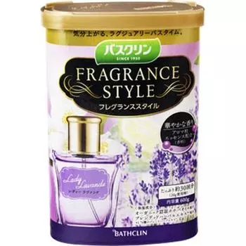 Bath Clean Fragrance Style Lady Lavande Соль для ванны с ароматом бергамота и лаванды 600 г (х 1)