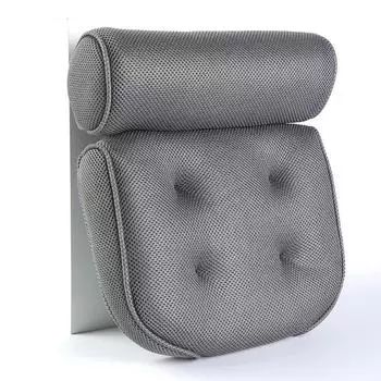 *Bath pillow pillow, bath cushion, waterproof and non-slip cushion, backrest, bath, comfortable headrest небесно-голубой