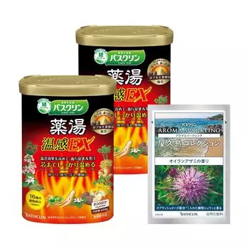 Bathclin Warming EX set with sachets x Powder type [Quasi-drug] 2-piece [600g 2]