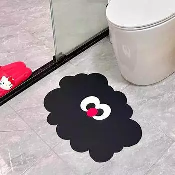 Bathroom Absorbent Floor Mat Diatom Mud Bathroom Anti Slip Carpet Entrance Door Without Care Home Foot Mat 30*50cm