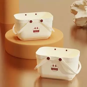 Bathroom Basket Portable Bath Basket High-capacity Storage Bath Bathroom Wash Bath Basket Toiletry Bath Supplies Storage Basket