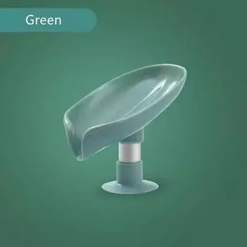 Bathroom Creative Leaf Shape Soap Box Drain Soap Holder Box Shower Stable Soaps Holder Sponge Storage Plate Soap Dish Home Tools