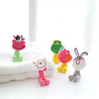 Bathroom Organizer Antibacterial Material Adhesive Suction Cup Organized Adorable Cute Practical Space-saving Bathroom Organizer