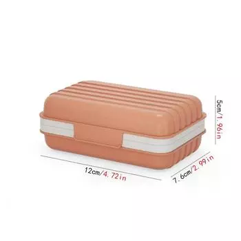 Bathroom Soap Dish With Lid Home Plastic Soap Box Keeps Soap Dry Travel Essentials