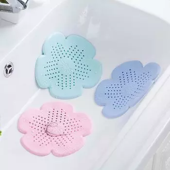 Bathtu 1PC Кухонные аксессуары Пробка Креативный Силиконовый Универсальный Кухонный Туалет Горячая Новинка Ванная Комната Душ Сливное Отверстие Раковина Сливной Фильтр Уникальный белый