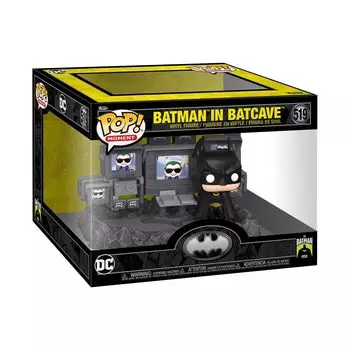Batman Batcave Figure Funko Moments Batman 85th Anniversary BATMAN IN BATCAVE Funko Pop!