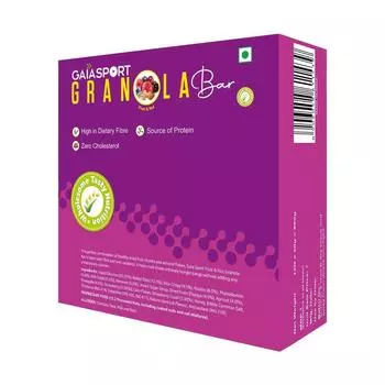 Батончики Гранола с фруктами и орехами (12 шт, 50 г), Granola Bar Fruit & Nut, Gaia