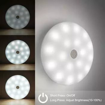 Battery Power Dimmable LED Night Lights Remote Bedside Lamp Kitchen Stairway Under Cabinet Lights Wall Night Lamp Closet Lights теплый белый