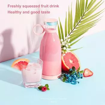 Блендер с питанием от аккумулятора USB Блендер Электрический блендер с питанием от аккумулятора USB Портативная соковыжималка для путешествий на открытом воздухе Портативная соковыжималка