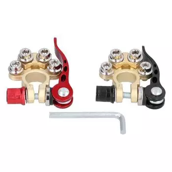 Battery Terminal 4 Way Positive Negative Car Connector Clamp for Truck Vehicle X0374