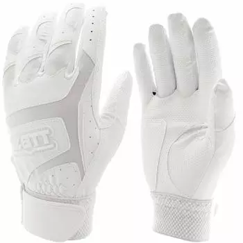 Batting gloves for high school both bg679hs White M [ZETT] students, hands, (1100) (24-25cm)