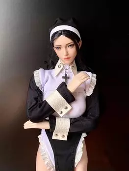 Battle Female Priest Set Headgear Clothes Pants Jewelry Cloth are not 1/6 Priest, Contents + + + + (Body, head, shoes, etc. included)