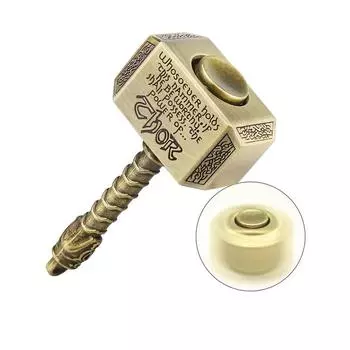 Battle Hammer Fidget Hand Spinner Metal The Mighty Fingertip Брелок Игрушка для снятия стресса Игрушки для детей Подарки золотой