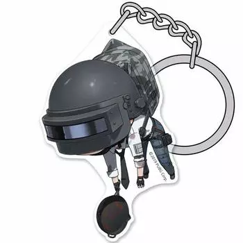 BATTLEGROUNDS Убийца сковородок Акриловый брелок Tsumamare PLAYERUNKNOWN S