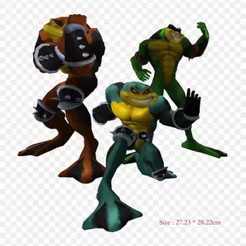 Battletoads In Battlemaniacs Smash Bros Brawl Iron on Heat Transfer Printing Виниловые нашивки, наклейки для одежды, аппликации «сделай сам», моющиеся нашивки