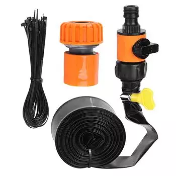 Батутный шланг для полива, садовый охлаждающий поливочный инструмент, детская уличная водная игрушка 15 м 15m / 49.2ft