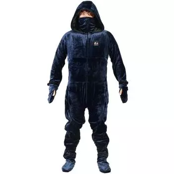 [bAuf Tte] Ношение одеяла без ношения 4g Next Синий темно-синий XL