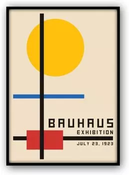Баухаус Дизайн 3 Плакат aoipro (Размер А2)