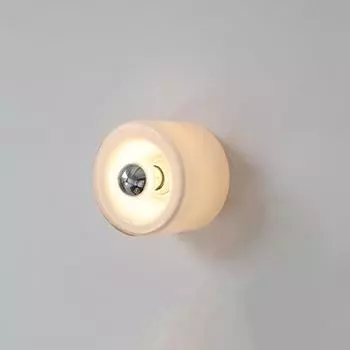 Bauhaus Modern Simple Glass Wall Lamp Future Style Nordic Bedroom Board Living Room Decoration Wall Lights LED Atmosphere Luster Warm White (2700-3500K) белый