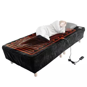 Bauhutte Box электрическое одеяло одинарное Poka Revolution электрическое одеяло с BEB-100S-BK [теплое Foot Kotatsu ]