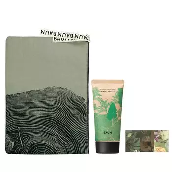 BAUM Aromatic Hand Cream 5 Hand Cream 75g gift bag M cologne sample included (Hinoki Forest) + +