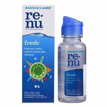 Bausch & Lomb Renu Fresh Multi-Purpose Solution для контактных линз - 60 мл Сделано в США