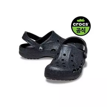 Baya Glitter Clog Bk для Crocs BLACK Z001 M4W6 230