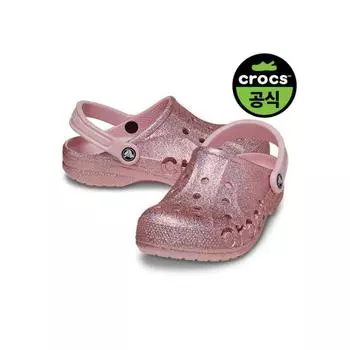 Baya Glitter Clog Ppk для Crocs PETAL PINK Z606 M4W6 230