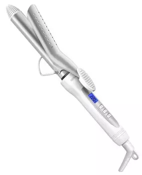 BAYATA Iron 25mm Curling Iron Curling Iron Temperature Adjustable Professional Specification Overseas Compatible 60 Minute Auto Off Long Pipe Smooth