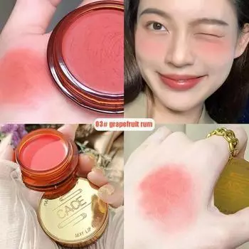 Bayfree Lipstick Blush 3-in-1 Eye Cheek Face Pigment Lasting Natural Cream Tint Orange Peach Bang, A03, 08 03, 1 шт.