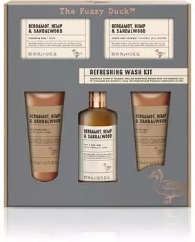 Baylis & Harding The Fuzzy Duck Men s Hemp & Bergamot Coffret Cadeau Pour Cheveux, Barbe Et Corps Pour Homme TU прозрачный