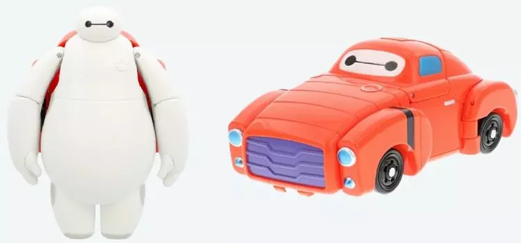 Baymax Transform Vehicle Figure Resort Limited Baymax трансформируется в транспортное средство!