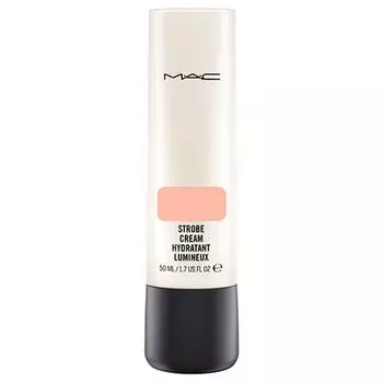 База под макияж MAC Strobe Cream 50 мл, персиковый оттенок, 1 шт.