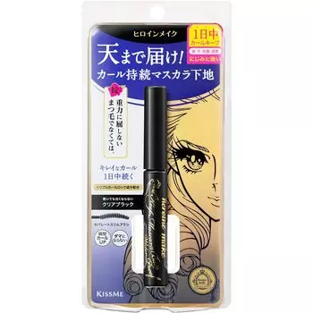 База под тушь для ресниц Heroine Make Curl Keep WP 01 Прозрачная черная основа под тушь для ресниц Curl Lasting, водостойкая формула, отдельная тонкая кисточка 4,5 г