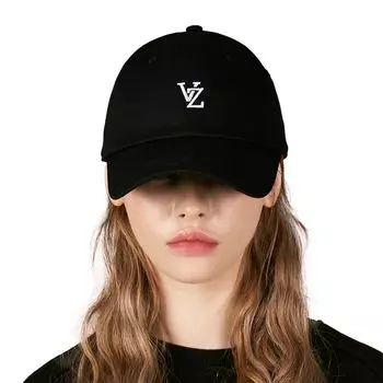 Bazaar Direct Monogram мягкая бейсболка с посадкой по фигуре мягкая бейсболка с посадкой по фигуре 8 унисекс Корейская Корейская Корейская УФ УФ маленькое лицо SNS носит [VARZAR] [Официальный магазин] чёрный