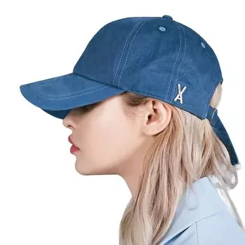 Bazaar direct OG Кепка-боди Fit over fit стирающаяся Кепка-боди Fit over fit стирающаяся Темно-синяя Кепка унисекс 3 цвета Корейский стиль Корейский бренд Корейская модная кепка УФ тёмно-синий