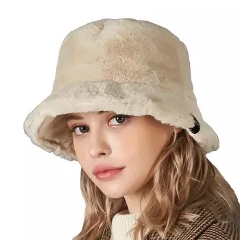 Bazaar напрямую управляется меховой шляпой-ведром с логотипом и точками, шляпой-ведром с логотипом и точками, кремовой шляпой 3 цвета, унисекс, кепкой, корейским стилем, корейским брендом, корейской модной шляпой с УФ-ударами кремовый