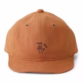 Базовая бейсболка Enchi Field Hand Sign с короткими полями, судейская кепка Hand Sign Ripstop, прочная, легкая, с вышитым логотипом, регулировка размера, свободный размер оранжевый