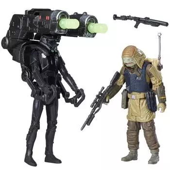 Базовая фигурка Star Wars, набор из 2 штук, штурмовик смерти Пао, окрашенная подвижная фигурка и