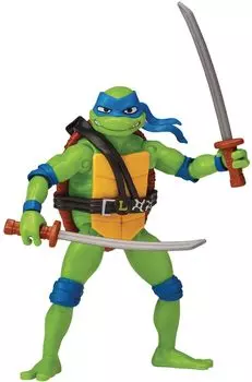 Базовая фигурка Teenage Mutant Ninja Mutant Mayhem Leonardo от Playmates Toys Turtles 4,5 дюйма