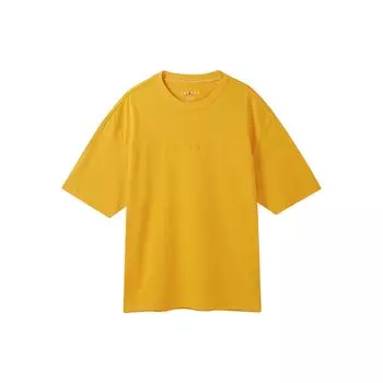 Базовая футболка с короткими рукавами Jordan Wordmark Series, мужские топы, желтый FJ1970-739 XL