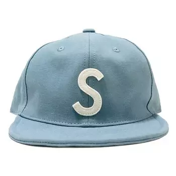 Базовая короткая кепка с логотипом Enchi Spring, судейская кепка, короткие поля, доступны большие размеры, маленькие поля, короткие поля, полосатый логотип S, доступны 2 размера, свободный размер синий