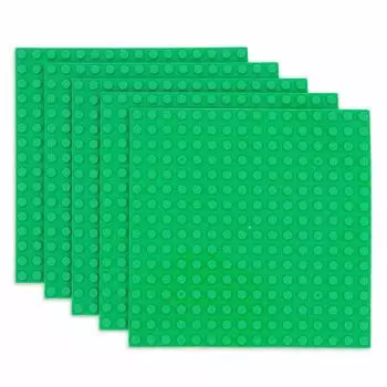 Базовая пластина INIBUD Block Plate Classic Compatible 16 x 16 Potch Storage Palm Set of 5 (зеленый)