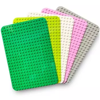 Базовая пластина Radiant Party Block, совместимая с Duplo Block Lab, набор из 5 базовых пластин 17x24 Potch (1)
