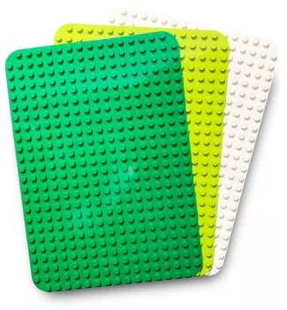 Базовая пластина Radiant Party Block, совместимая с продукцией Duplo Block Lab, базовая пластина 17x24 Potch, набор из 3 шт. (1)