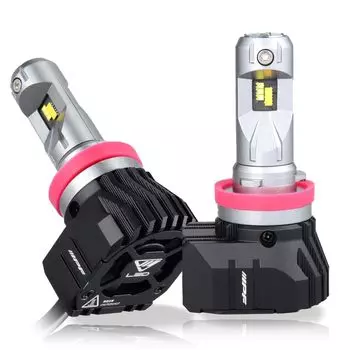 Базовая противотуманная фара IPF LED для автомобилей H8 H11 H16 4600 лм 2-цветная с переключением Желтая 12 В 24 В совместима с 2 шт. Совместима с техосмотром транспортного средства Отдельная